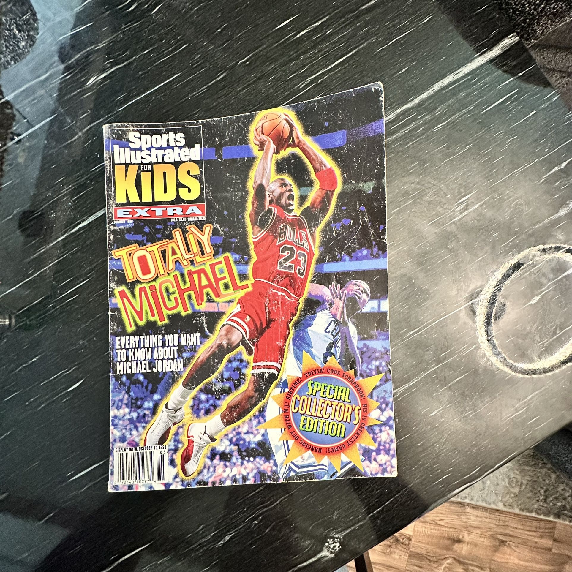 MICHAEL JORDAN Rare SPORTS ILLUSTRATED FOR KIDS SI 1998 No cards Poster No Label