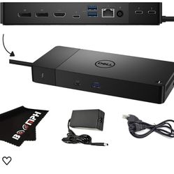 Dell Docking Station And 2 24 Inch Monitors 