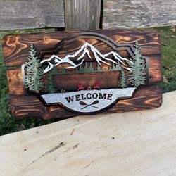 Acrylic Welcome Sign 
