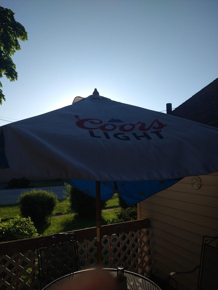 Coors Patio Umbrella Canvas
