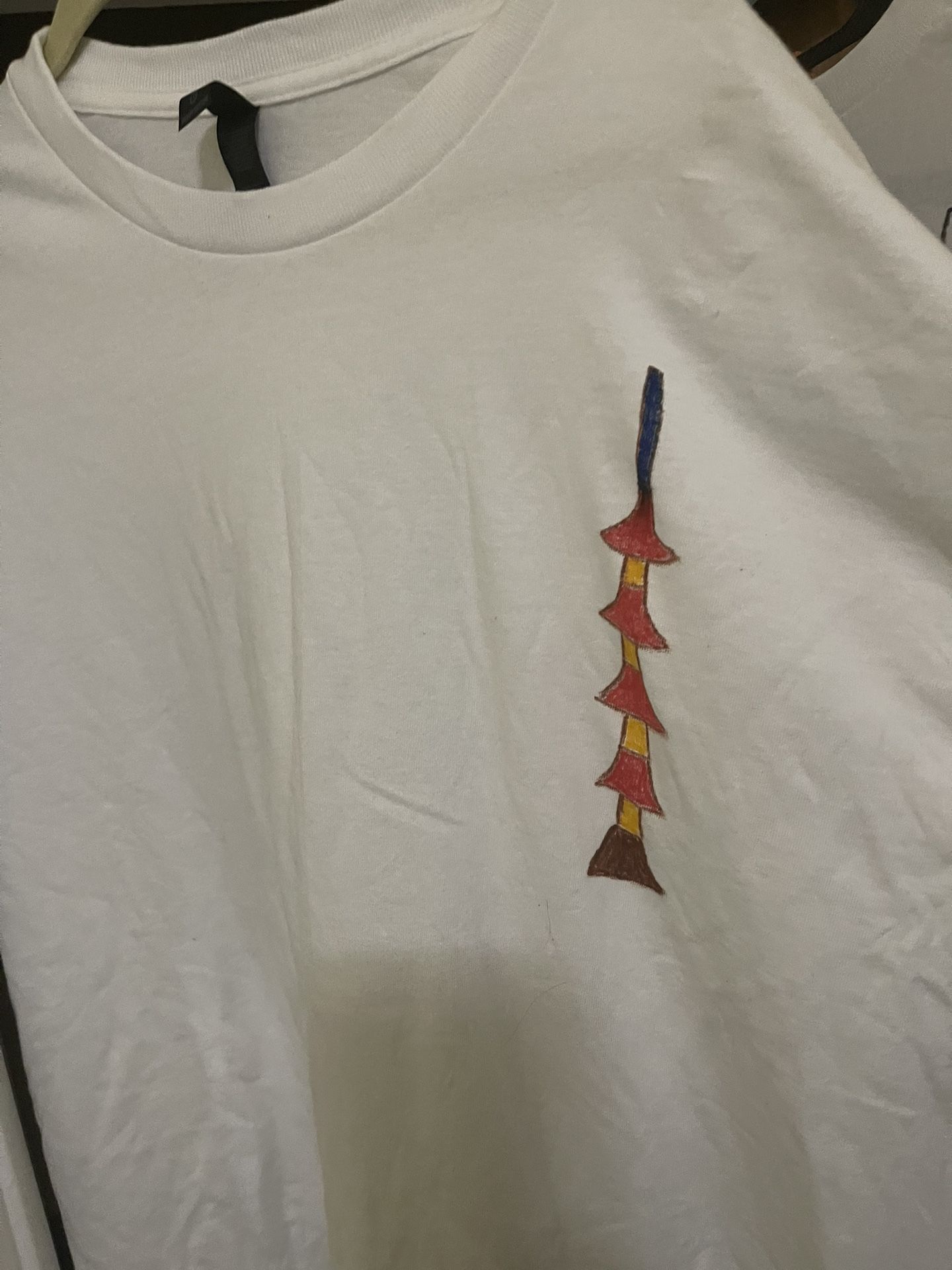 Men’s XL T shirt Japanese Building New Handmade 