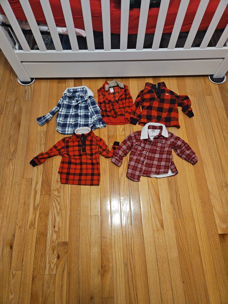 Baby Boy 18 Month Flannel (Fall/winter) Bundle 