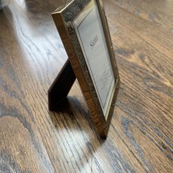 Gold glitter photo frame