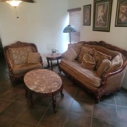 Muebles De Sala Set Colonial