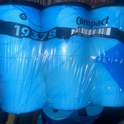 Compact 19378 2 Fly Coreless Bath Tissue Tiolet Paper 