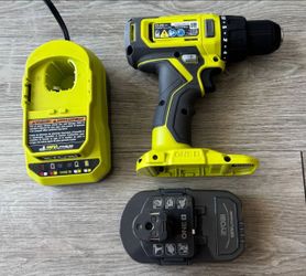 Ryobi PCL206K1 ONE+ 18V 1/2" Drill Driver Kit Battery Charger Open Box