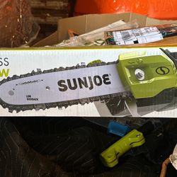 Sun Joe iON100V-10PS-CT 10-Inch 100-Volt Max Lithium-iON Cordless Telescoping Pole Chain Saw, Tool Only