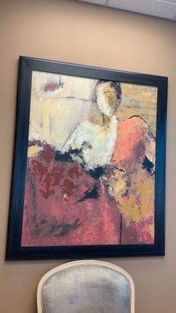Large framed print