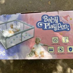 Baby Play Pen 27inch Tall 