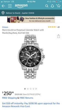 Citizen eco drive watch