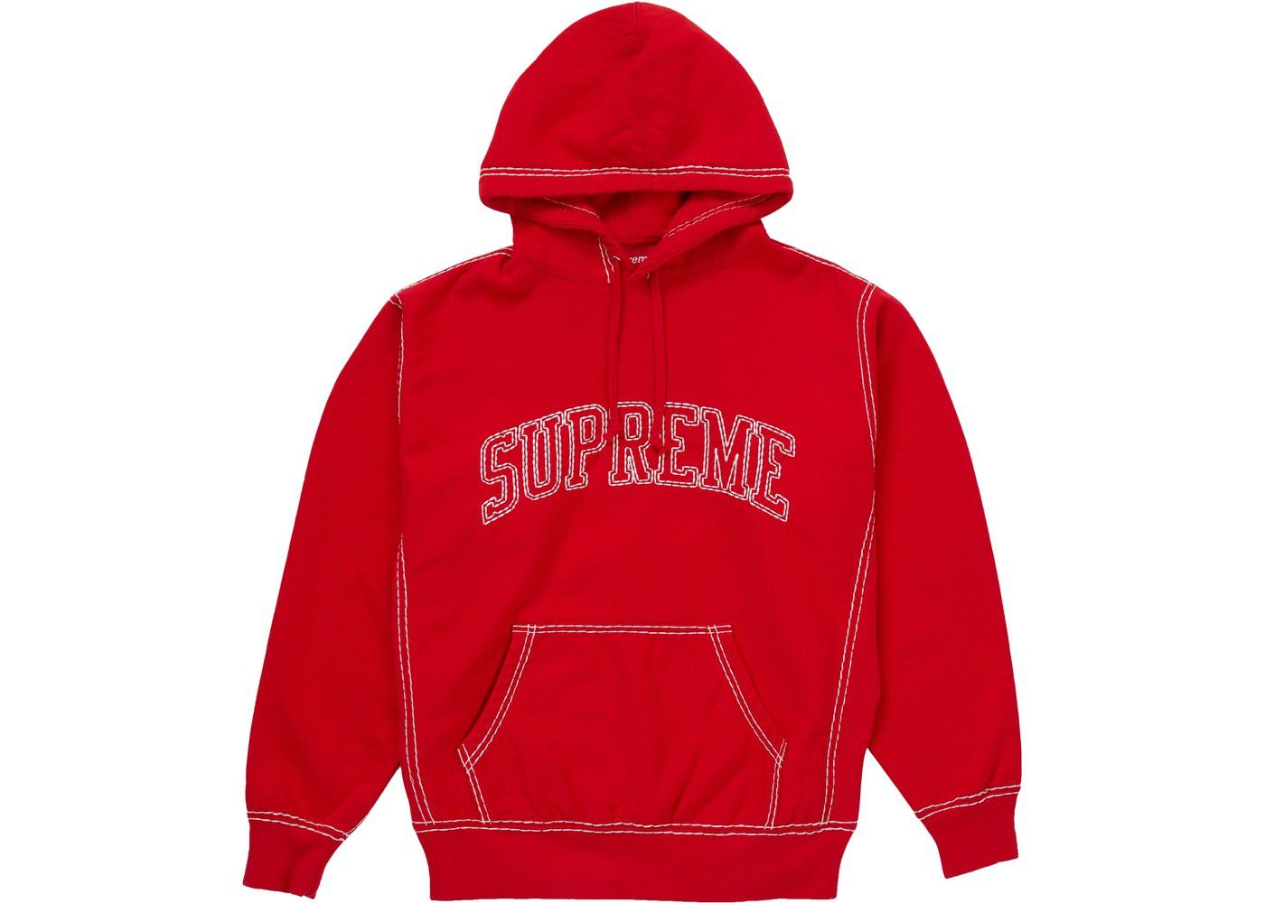 Supreme big stitch logo sweatshirt SMALL