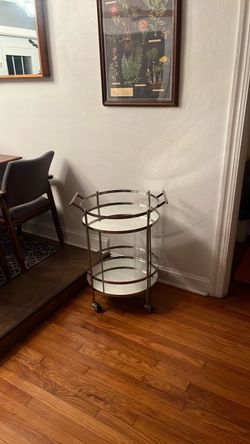 Chrome Bar Cart