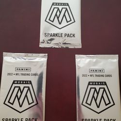 2022 NFL Panini Mosaic Sparkle Packs (Low Numbered Brock Purdy Rookie?)