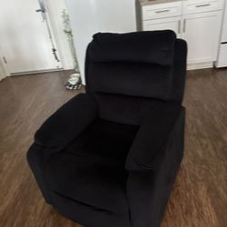 Black Recliner With Massage 