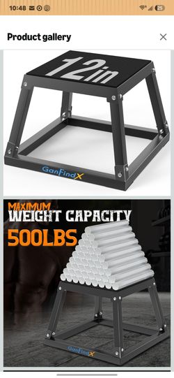 GanFindX 12-Inch Steel Plyo Box