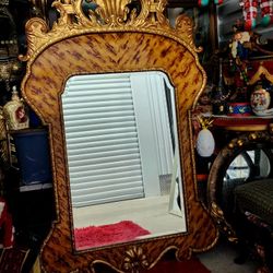 Parcel-Gilt Chippendale Style Mirror 41" X 65"