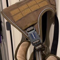 Tactical Dog Harness Adjustable Dog Vest with Handle - Desert Camo