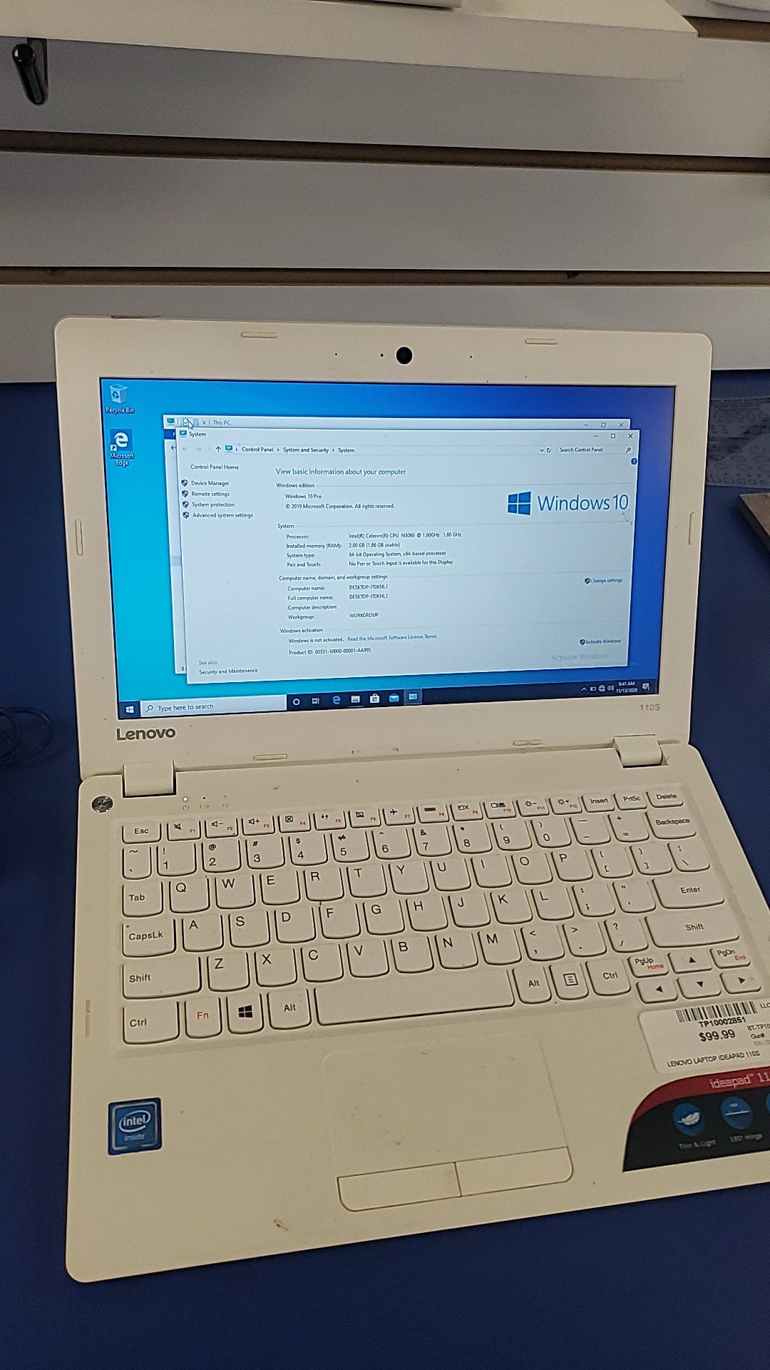 Lenovo Laptop IDESPAD 110S