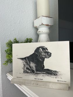 Labrador Marble Painting