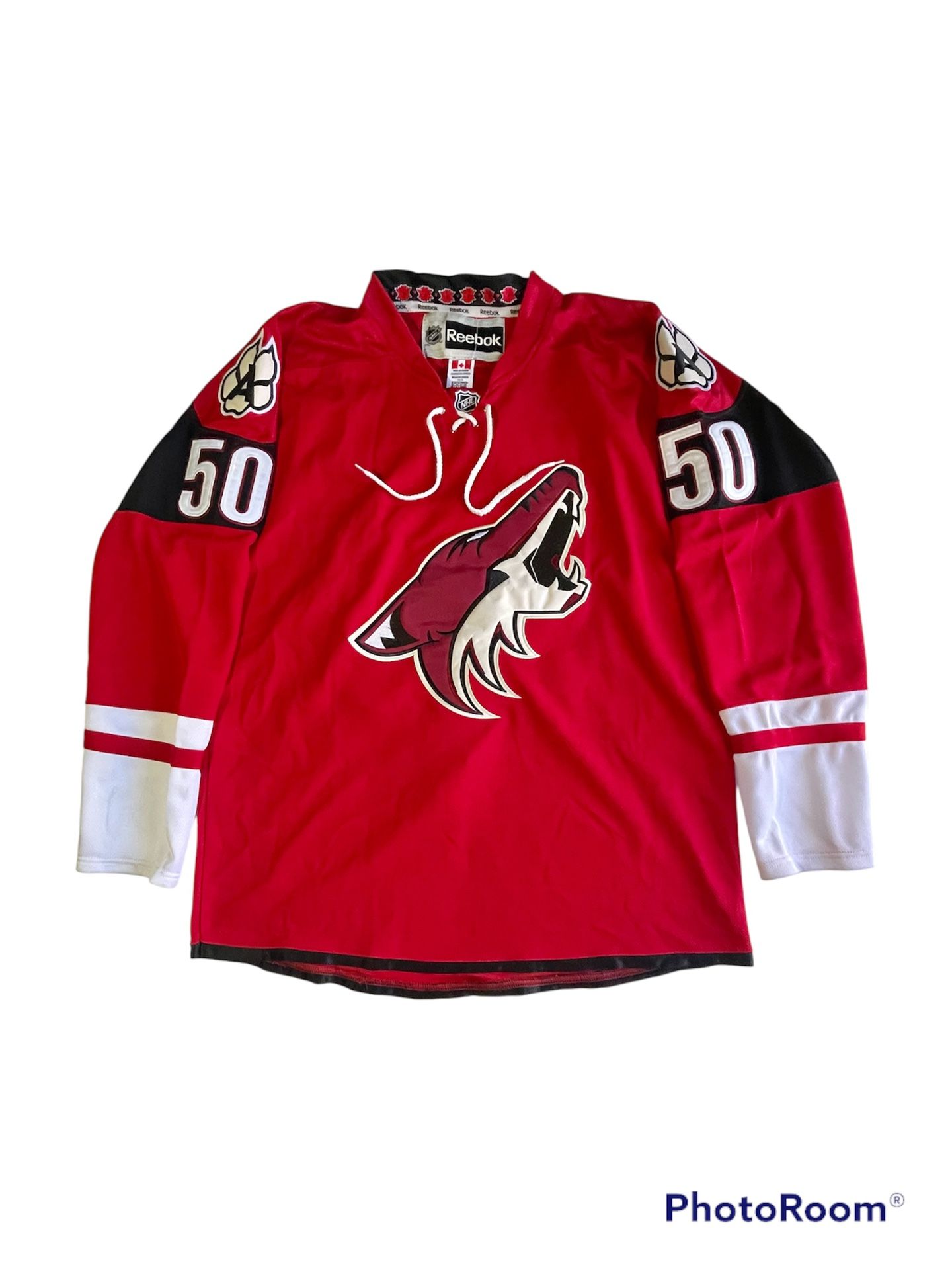 Reebok Phoenix Coyotes NHL Grossmann #50 Hockey Jersey Men's Size