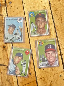 1954 TOPPS BASEBALL ⚾️ SPORTS CARDS