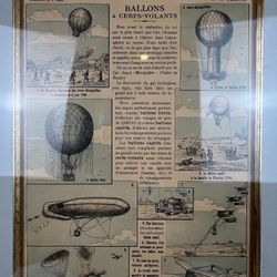 1917 LE DOMAINE DE L’AIR- No 211 BALLONS & CERFS-VOLANTS PLANCHE No 6 