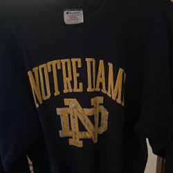 Vintage Champion Norte Dame Sweatshirt 