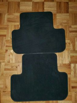 Genuine Audi Original Luxury Cloth Floor Mats - REAR set