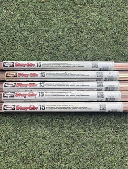 Harris Stay-Silv 15 Silver Brazing Alloy Rods – 5 Packs