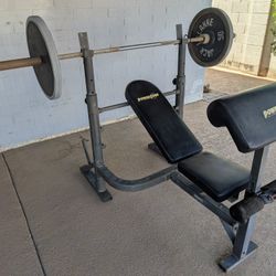 Solid Old School Weight Bench