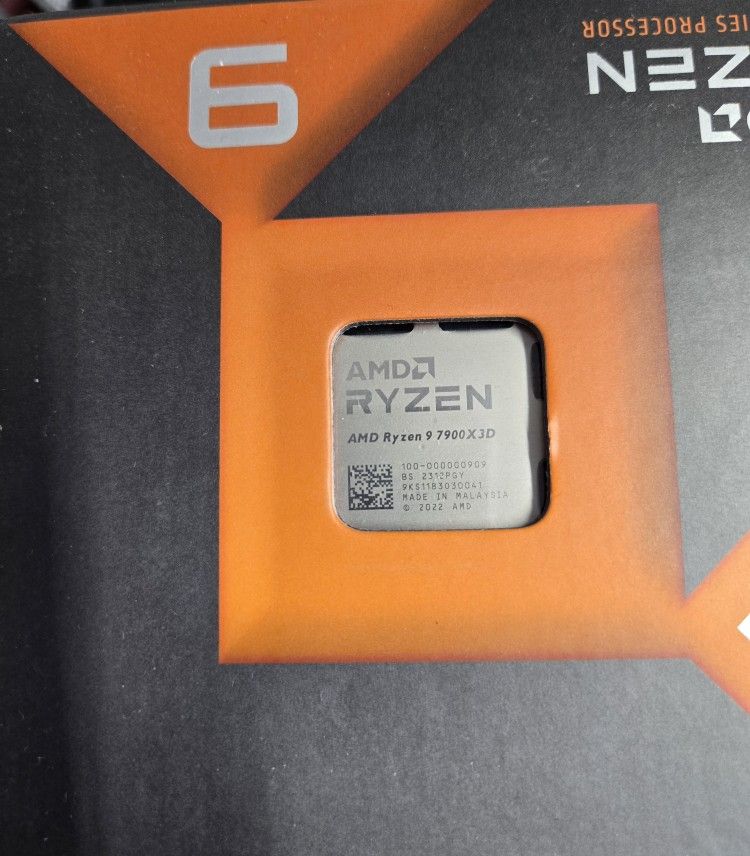 AMD Ryzen 9 7900x3D CPU AM5