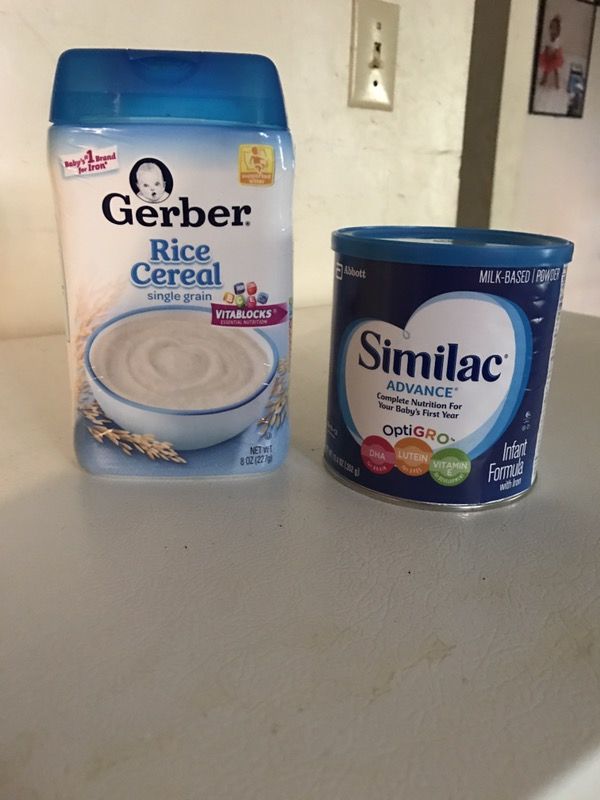 Similac Advance / Rice Cereal