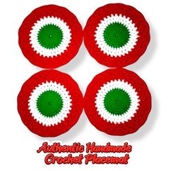 handmade yarn placemats 