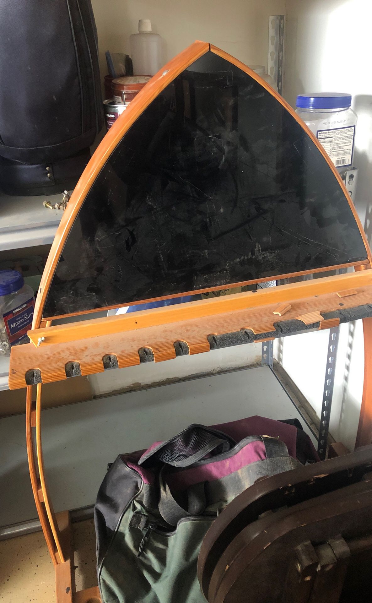 Fishing pole holder and display make offer