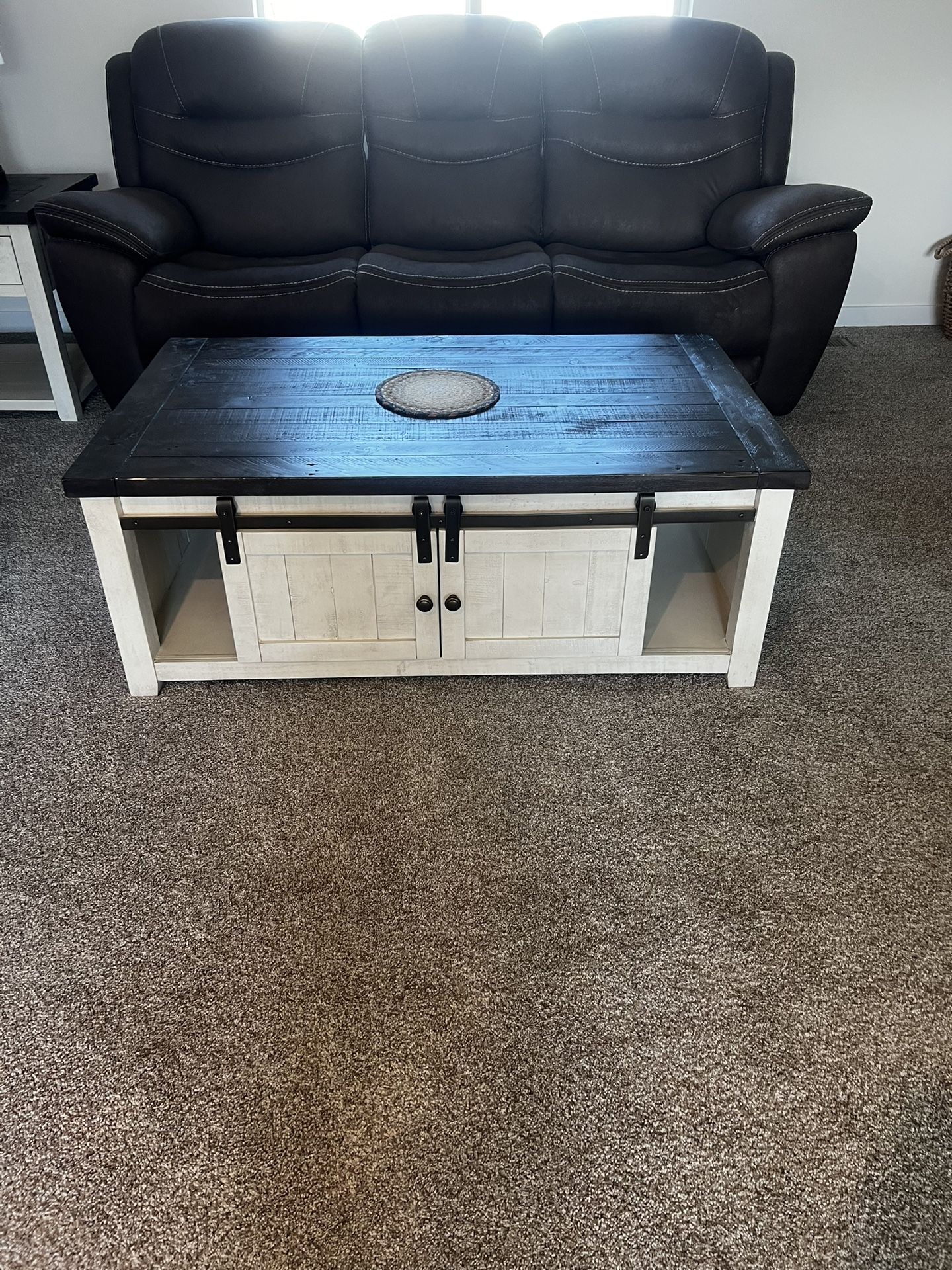 coffee table and end tables