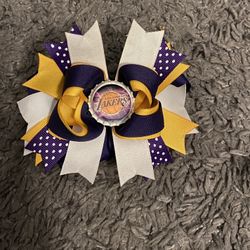 Los Angeles Lakers Hair bow 