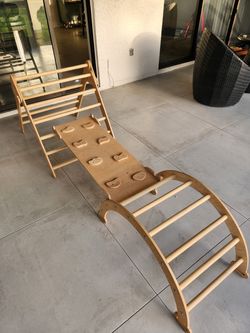 WoodandHearts Montessori Pikler Climbing Set of 3