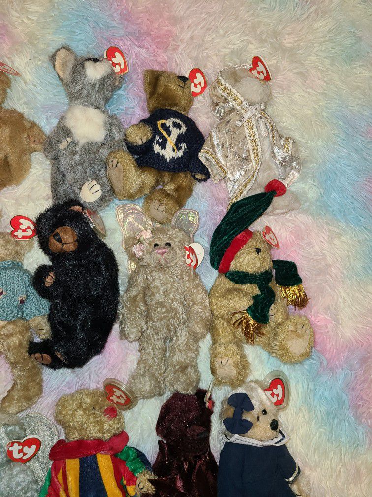 Ty Beanie Babies Attic Treasures Vintage Bear Lot