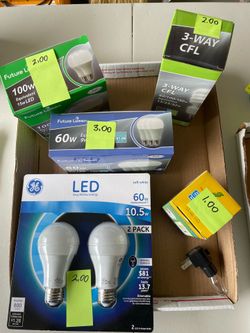 LED “BRAND NEW” Light Bulbs/Variety Wattages (all in original boxes)