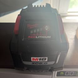 Milwaukee Red Lithium M18 High Output XC6.0