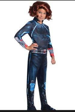 Kid's Halloween Marvel Black Widow Avengers 2 Costume  large size 12 to 14