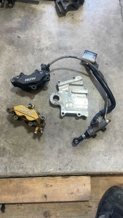CBR600rr Handbrake Dual Calipers and bracket
