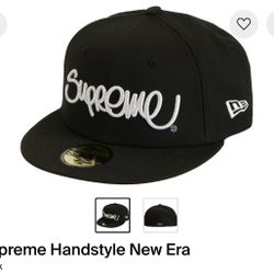 Supreme Handstyle New Era Size 7 1/8