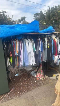 Mostly men’s clothing. $3 each item