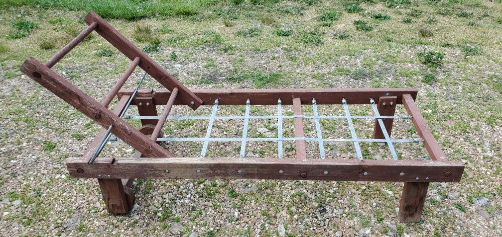 Wood Lounger Outdoor Furniture