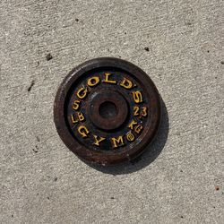 Golds gym 5 lbs weight plate