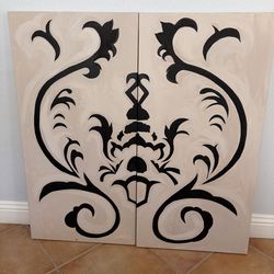 Free canvas wall art 2 pieces