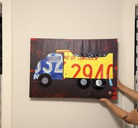 Kids Room Truck Art Painting