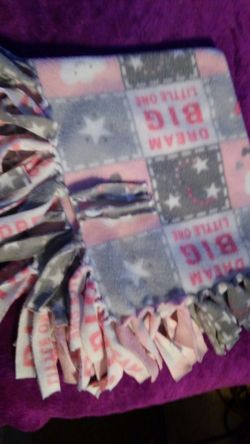 Dog or nb single tie blanket