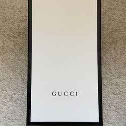 GUCCI Empty Black and White Shoe Box 14.5"x8"x5"